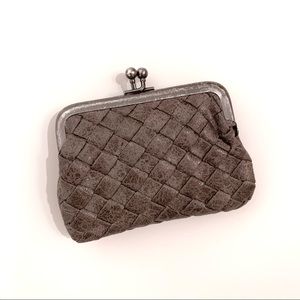 MATT & NAT Woven Vegan Leather Coin Purse